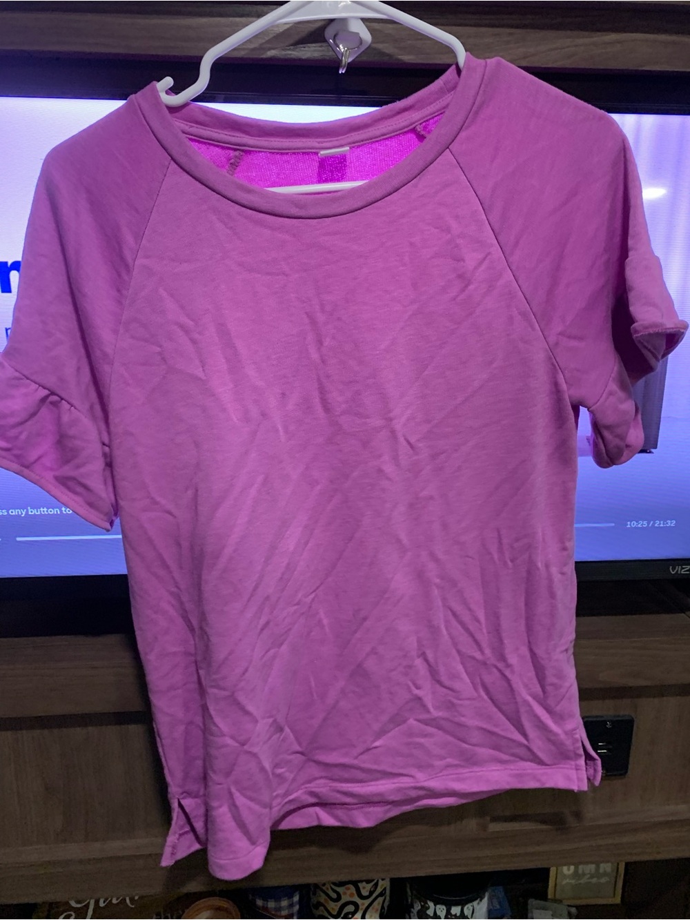 Old Navy Lavender-Pink Short Sleeve Crewneck Tee